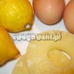 Ananas w cieście - składniki