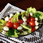 Bałwanki z sera mozzarella Bałwanki z sera mozzarella