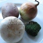 Ciastka francuskie z farszem grzybowo-szpinakowym Ciastka francuskie z farszem grzybowo-szpinakowym