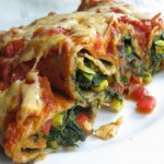 Enchilada wegetariańska z warzywami