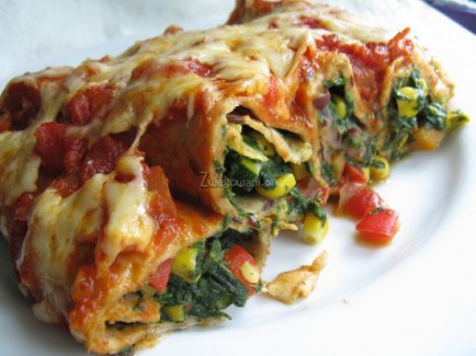 Enchilada wegetariańska z warzywami
