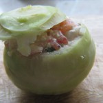 Kalarepa z farszem pomidorowym