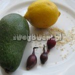 Smażone guacamole jako placki z awokado - składniki