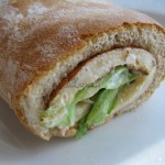 Ciabatta z naleśnikiem Ciabatta z naleśnikiem