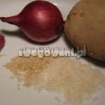 Kotlety ryżowo-ziemniaczane w sezamie - składniki Kotlety ryżowo-ziemniaczane w sezamie - składniki
