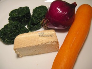 Kotlety z tofu i marchewki - składniki