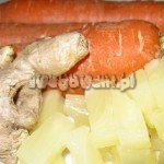 Marchewka smażona z ananasem - składniki Marchewka smażona z ananasem - składniki