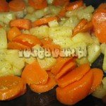 Smażenie marchwi z ananasem Smażenie marchwi z ananasem