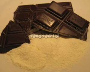 Mus czekoladowy z bitą śmietaną - składniki
