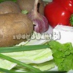 Pieczone ziemniaki z farszem serowym - składniki