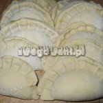 Uformowane pierogi z soczewicy