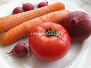 Purée z marchwi i rzodkiewki - składniki