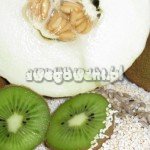 Sałatka owocowa z kiwi, melona i amarantusa - składniki Sałatka owocowa z kiwi, melona i amarantusa - składniki