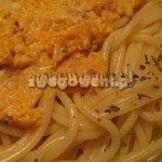 Spaghetti z sosem z dyni