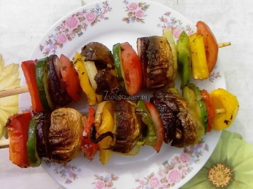 Szaszłyki wegetariańskie, czyli szaszłyki warzywne z grilla