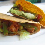 Tacos z fasolą i kukurydzą Tacos z fasolą i kukurydzą