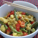 Tajskie curry z fasolką szparagową Tajskie curry z fasolką szparagową
