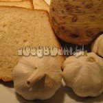 Zupa czosnkowa z grzankami - składniki Zupa czosnkowa z grzankami - składniki
