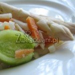 Zupa krem z białych szparagów - składniki