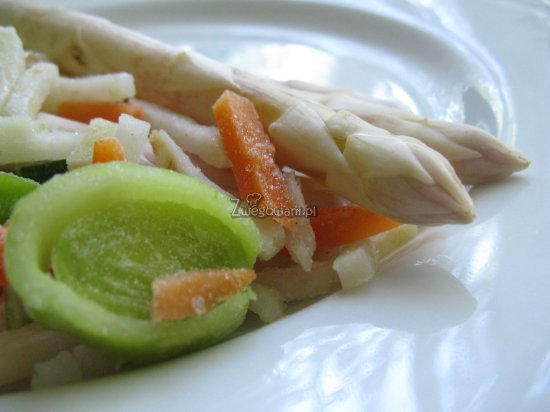 Zupa krem z białych szparagów - składniki